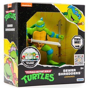 3/$77❤️Nickelodeon Teenage Mutant Ninja Turtles Sewer Shredders Leonardo Figure